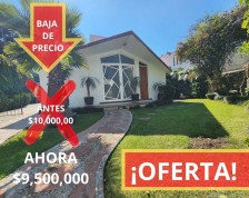 Casa rodeada de jardines en Tlalpan